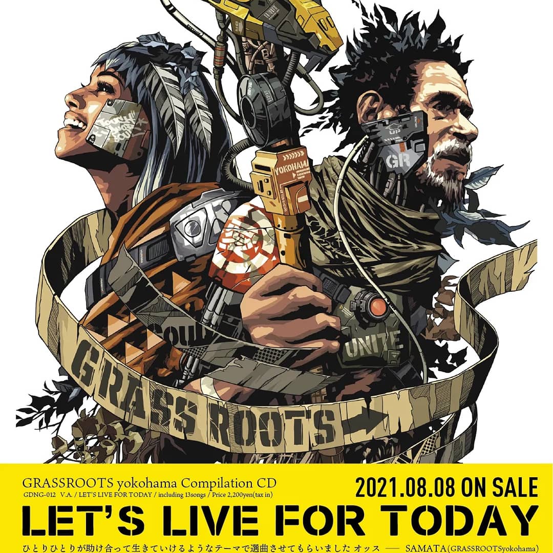 GRASSROOTSyokohama compilation CD【LET'S LIVE FOR TODAY compiled